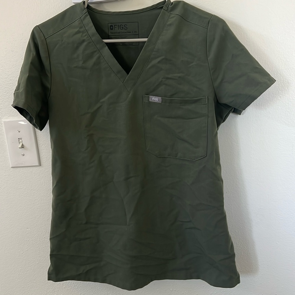 Figs XS Scrub Top